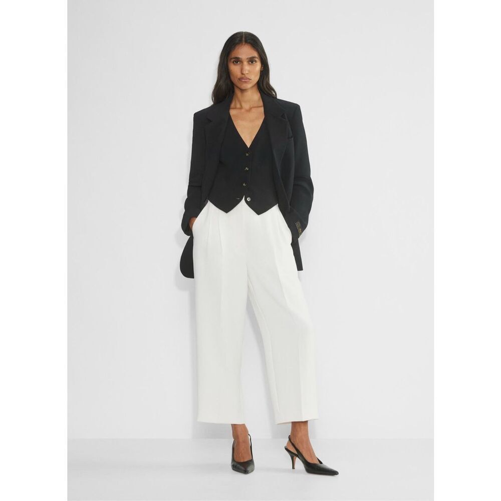 Aritzia Wlfred The Effortless Pant Cropped In Light Birch